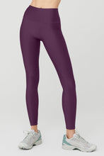 Load image into Gallery viewer, Dark plum compression leggings