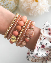 Load image into Gallery viewer, Peach Aventurine coral bracelet from kinsley armelle