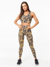 Load image into Gallery viewer, Female model wearing let's go fay bra in flaxen tie dye in Varley
