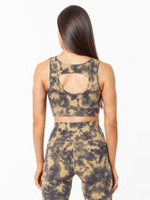 Load image into Gallery viewer, Female model wearing let's go fay bra in flaxen tie dye in Varley