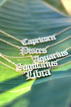 Load image into Gallery viewer, gold jency zodiac necklace from jovee