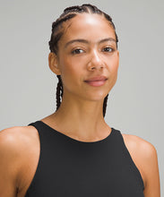 Load image into Gallery viewer, close up of a woman wearing a black sports bra