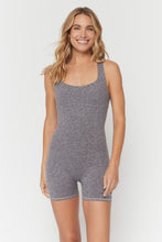 Load image into Gallery viewer, woman wearing a grey spiritual gangster bodysuit