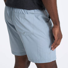 Load image into Gallery viewer, male model wearing light blue athletic shorts