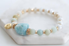 Load image into Gallery viewer, Amazonite Solar Bracelet by Kinsley Armelle