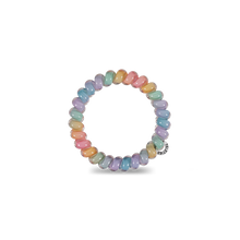 Load image into Gallery viewer, A single rainbow hair tie