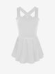  athletic pleated light gray dress from Varley