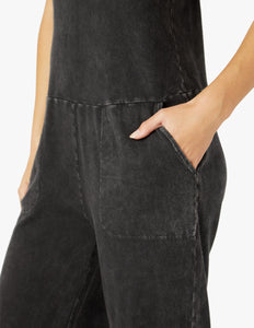 Breezy jumpsuit in washed black from beyond yoga