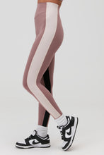 Load image into Gallery viewer, Female model wearing mauve colored leggings 