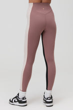 Load image into Gallery viewer, Female model wearing mauve colored leggings