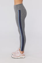 Load image into Gallery viewer, Female model wearing gray leggings with pink running shoes
