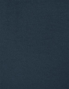 thread details of navy blue long sleeve shirt for men