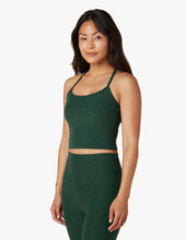 Load image into Gallery viewer, Female model wearing forest green pine tank from Beyond Yoga