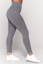 Load image into Gallery viewer, Model wearing grey leggings and white sneakers from the side