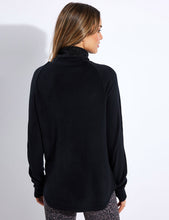 Load image into Gallery viewer, Female model wearing black addisson sweatshirt from varley