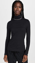 Load image into Gallery viewer, Female model wearing essential ribbed turtleneck from beyond yoga