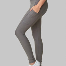 Load image into Gallery viewer, Female model wearing gray pocket legging from wolven