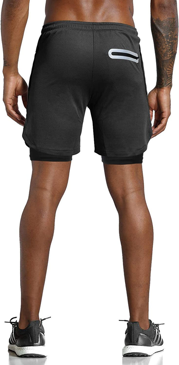 black male model wearing black athletic shorts